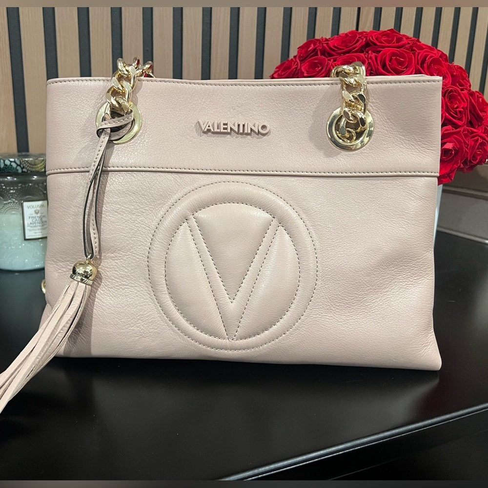 Blush pink leather Valentino “Kali” Bag